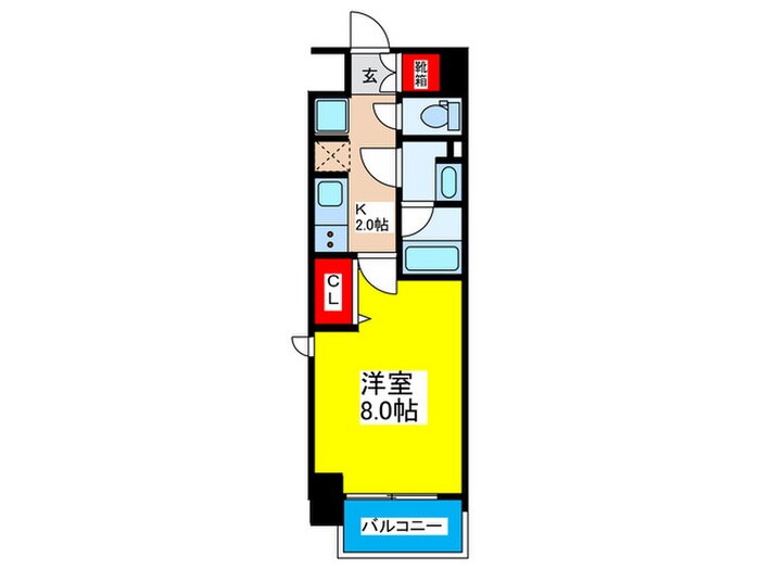 間取り図 ルネフラッツ森小路駅前