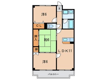 間取図 グリーンキャッスル南五葉