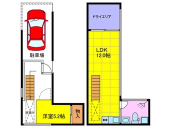 間取図 アクアプレイス大阪レジェンドⅡ