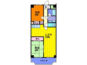 間取図 フローリッシュ北田