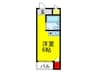 宿院ピア 1Rの間取り