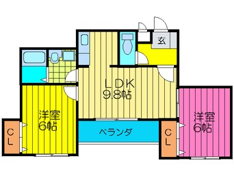 間取図 ヴィラ－ジュ幸楽苑