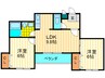 ヴィラ－ジュ幸楽苑 2LDKの間取り