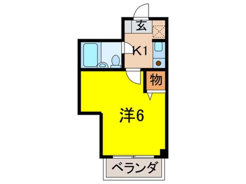 間取図 マックス甲東園