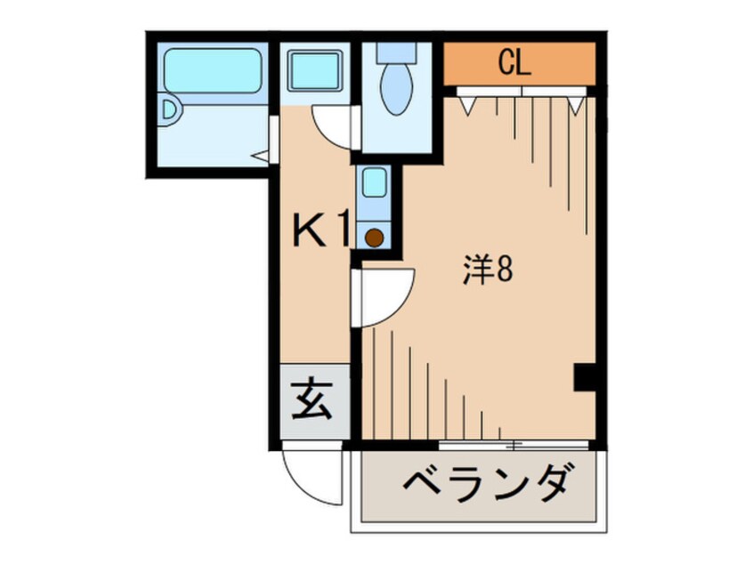 間取図 マックス甲東園
