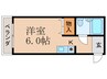 ＶＩＰ大宅 1Kの間取り