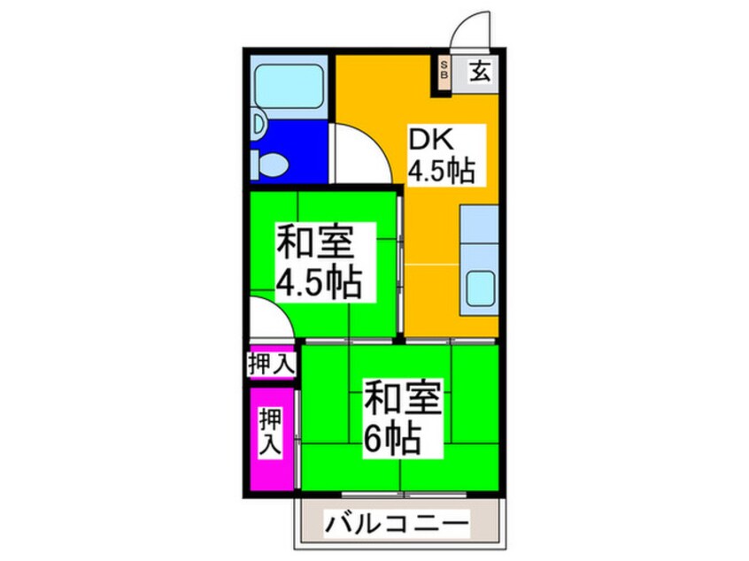 間取図 ブランデ－ル平野