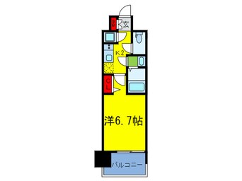 間取図 ﾚｼﾞｭｰﾙｱｯｼｭ中之島SOUTH