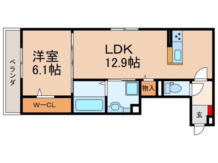 間取図 カーサ・コチネッラ