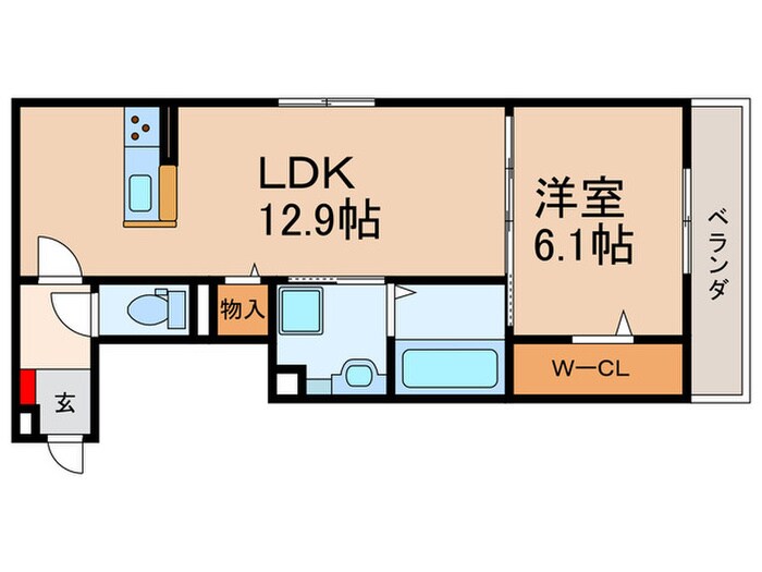間取り図 カーサ・コチネッラ