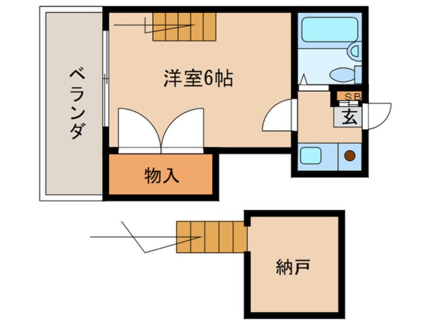 間取図 ｙａｍａｓｈｉｎａ小山ハイツ