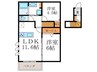 仮)Livra紫竹 2LDKの間取り