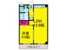 ル・シエル 1LDKの間取り