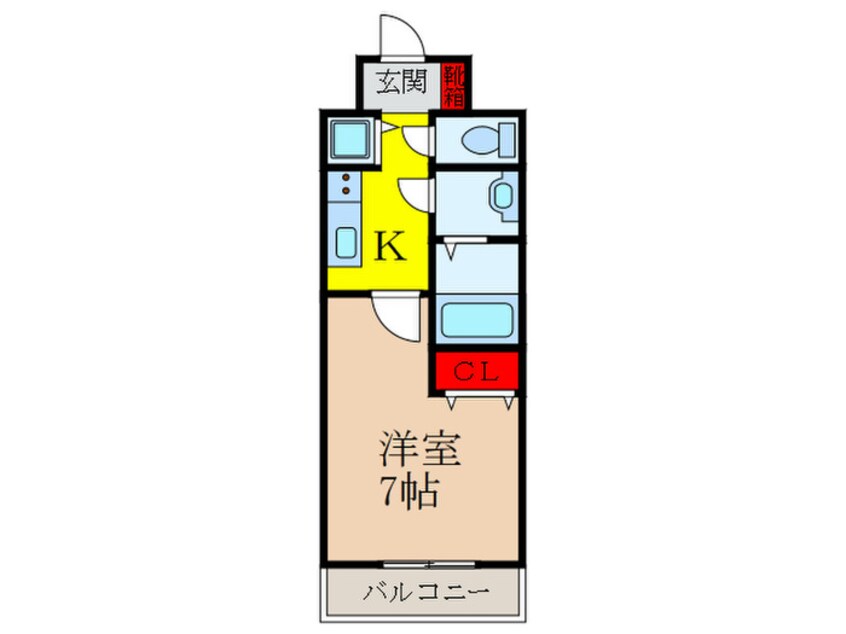 間取図 エルシア池田