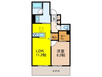 間取図 シャーメゾンソルコート上中条