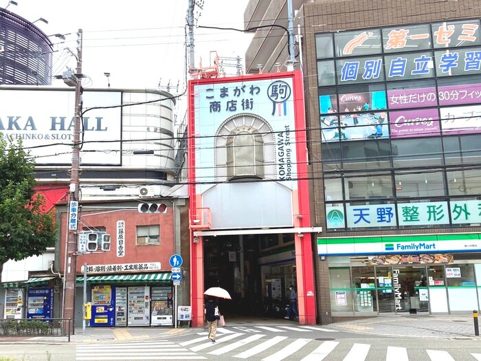 駒川商店街(ショッピングセンター/アウトレットモール)まで450m グランピース駒川