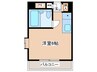 パセオ梅北 1Rの間取り