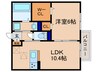 モナリエコートⅡ 1LDKの間取り