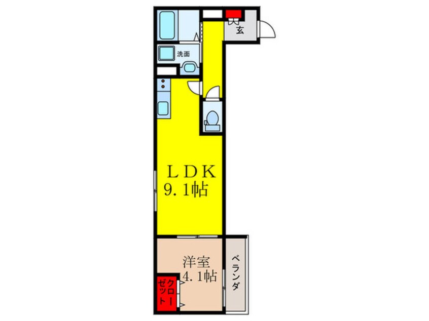 間取図 アート茨木