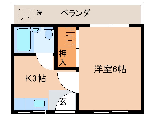 間取り図 フラワ－ハイツ