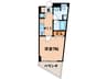 ｃａｓａ＋α烏丸 1Kの間取り
