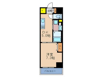 間取図 ボヌール梅田