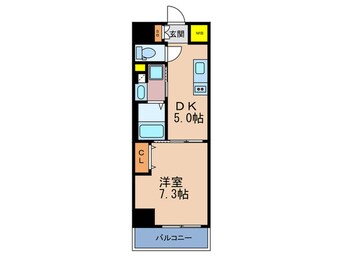 間取図 ボヌール梅田