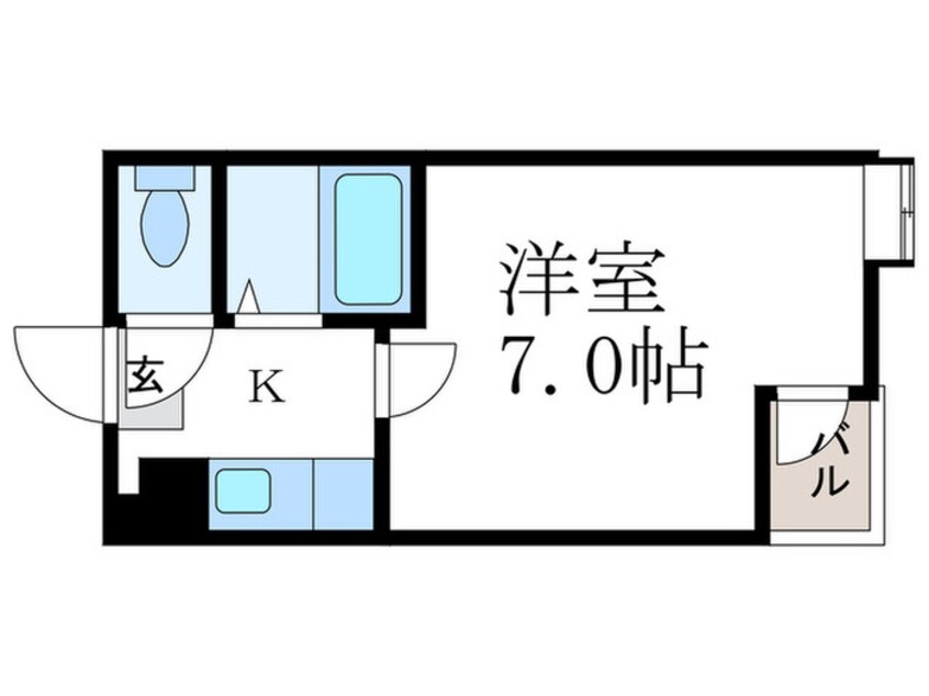 間取図 パレスノースビレッヂ