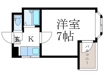 間取図 パレスノースビレッヂ