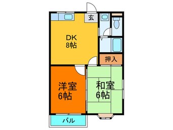 間取図 ハイムM＆K今津