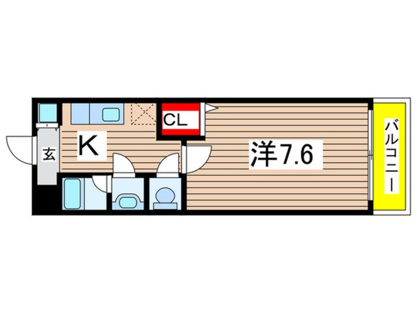 間取図 シェリ－ル武庫之荘