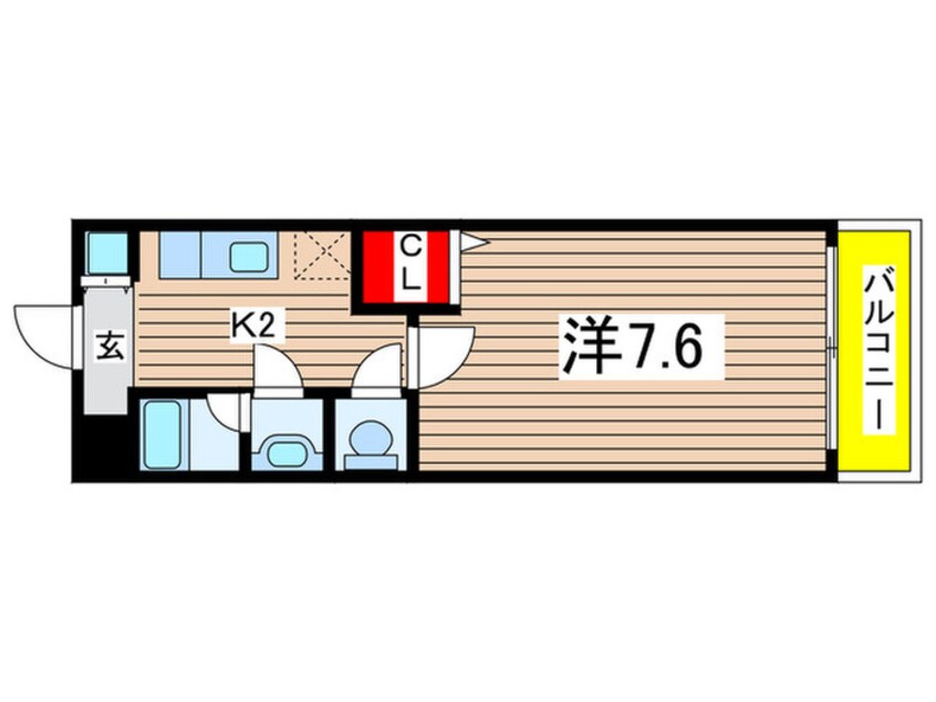 間取図 シェリ－ル武庫之荘