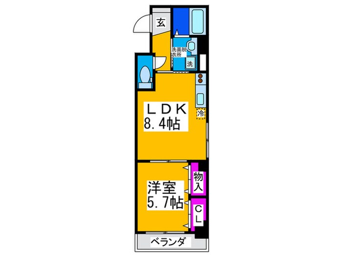間取り図 パークナードフィットなかもず