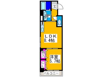 間取図 パークナードフィットなかもず