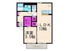 清風館 1LDKの間取り