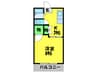 レディ－ス金剛 1Kの間取り