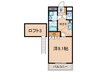 Ｅｔｅｒｎａｌ 1Kの間取り