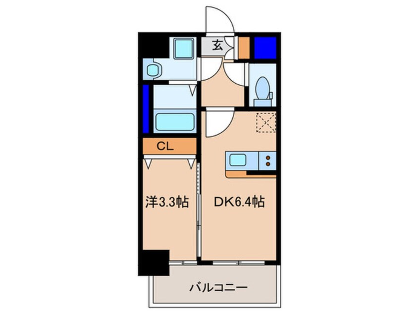 間取図 ｴｽﾘｰﾄﾞﾚｼﾞﾃﾞﾝｽ都島ｸﾞﾗﾝｹﾞｰﾄ