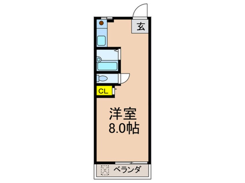 間取図 シャンテー招提