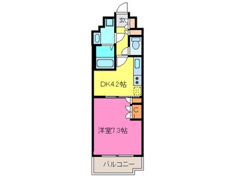 間取図 ポ－トヴィラ靱公園