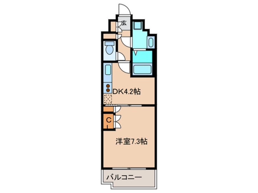 間取図 ポ－トヴィラ靱公園