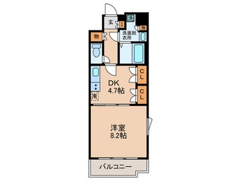 間取図 ポ－トヴィラ靱公園