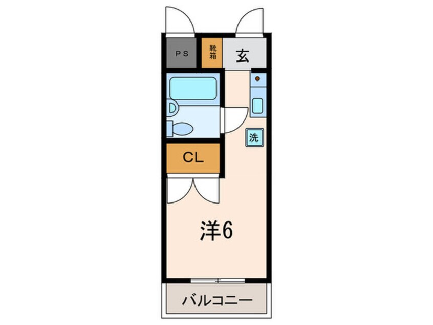 間取図 パラディッソコート