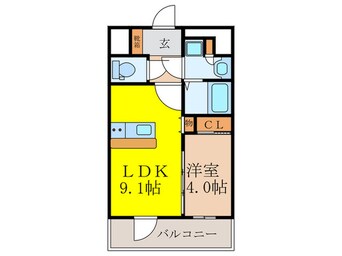 間取図 Ｄｉｍｕｓ新大阪