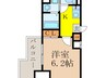 Ｄｉｍｕｓ新大阪 1Kの間取り