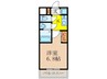 Ｄｉｍｕｓ新大阪 1Kの間取り