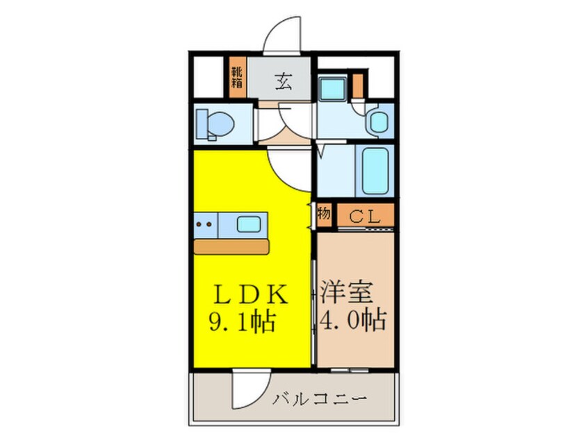 間取図 Ｄｉｍｕｓ新大阪