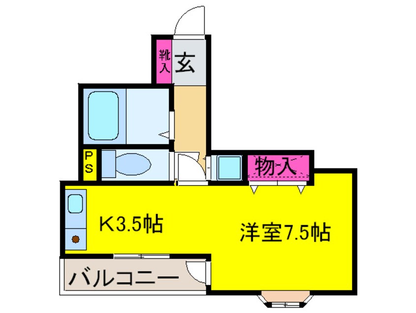 間取図 カルム香川