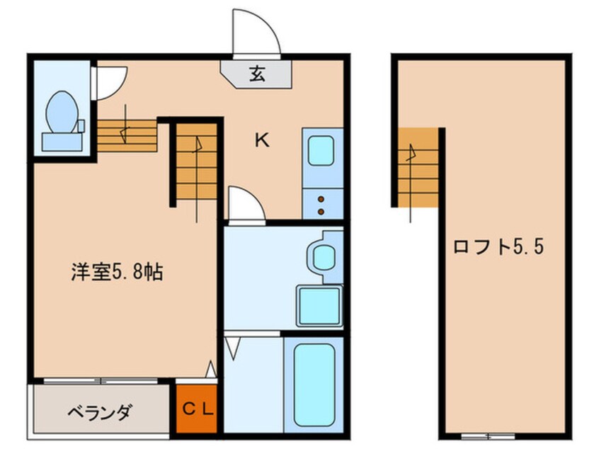 間取図 ハーモニーテラス本庄町