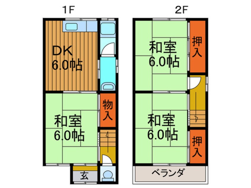 間取図 第三池尻ハウス5号